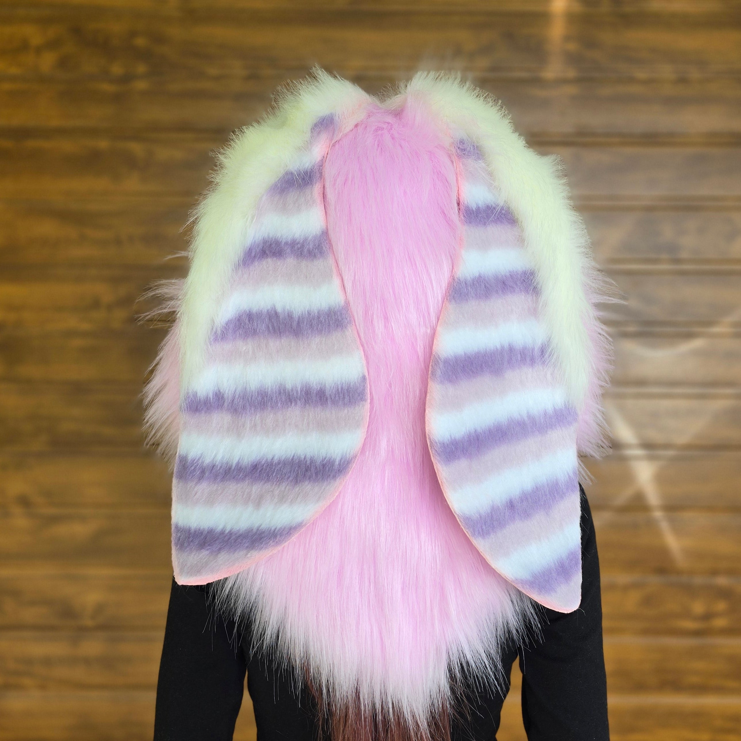 Skulldog with glow-in-the-dark bunny ears